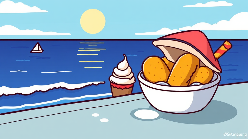 강릉 1박 2일: 핵심 코스 (cartoon 스타일)