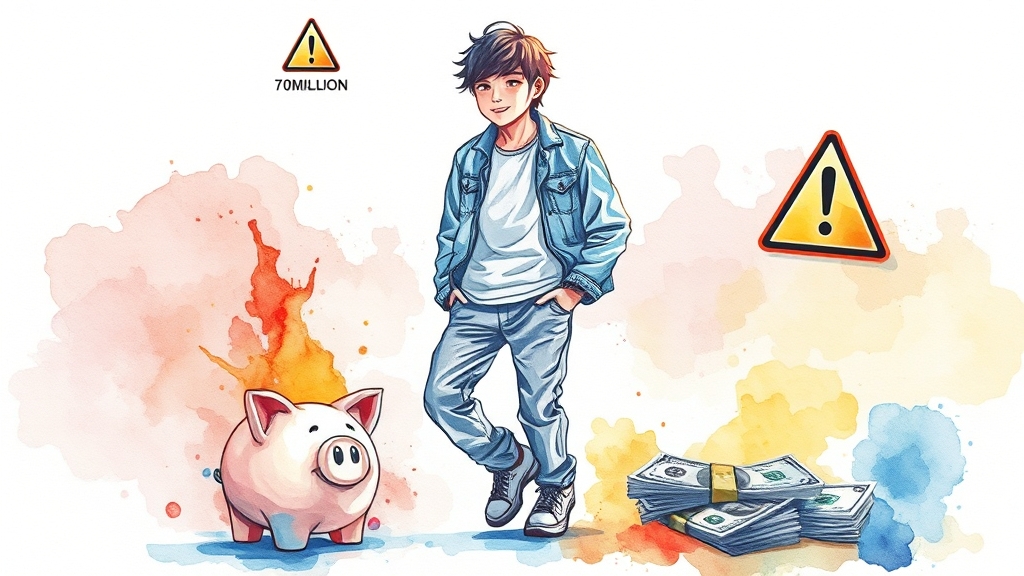 유의사항: 중도 해지, 소득 기준, 세금 (watercolor 스타일)