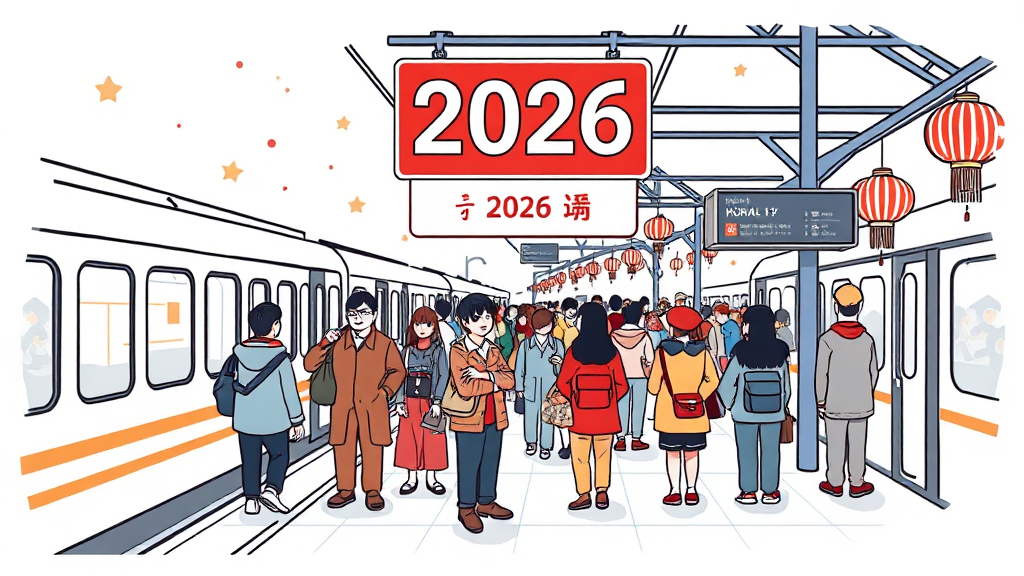 2026 설날 예매 개요 (illustration 스타일)