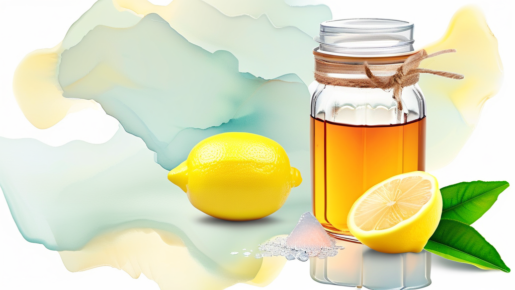오래 두고 즐기기! 레몬청 보관법과 곰팡이 방지 팁 (watercolor 스타일)