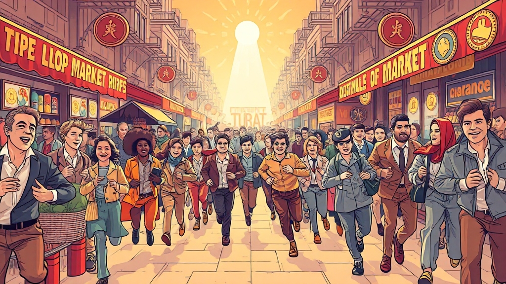 벼룩시장, 꿈을 향한 여정의 동반자 (illustration 스타일)