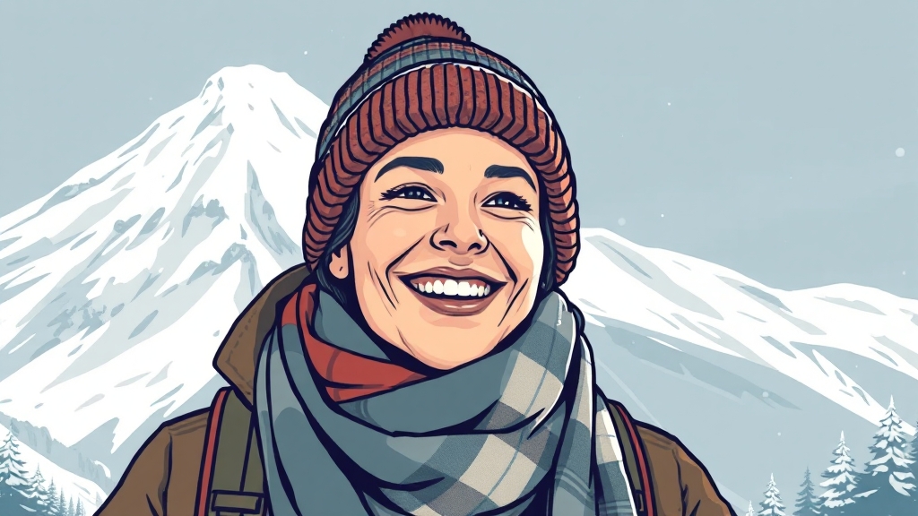 겨울 여행 준비물 & 꿀팁 (illustration 스타일)