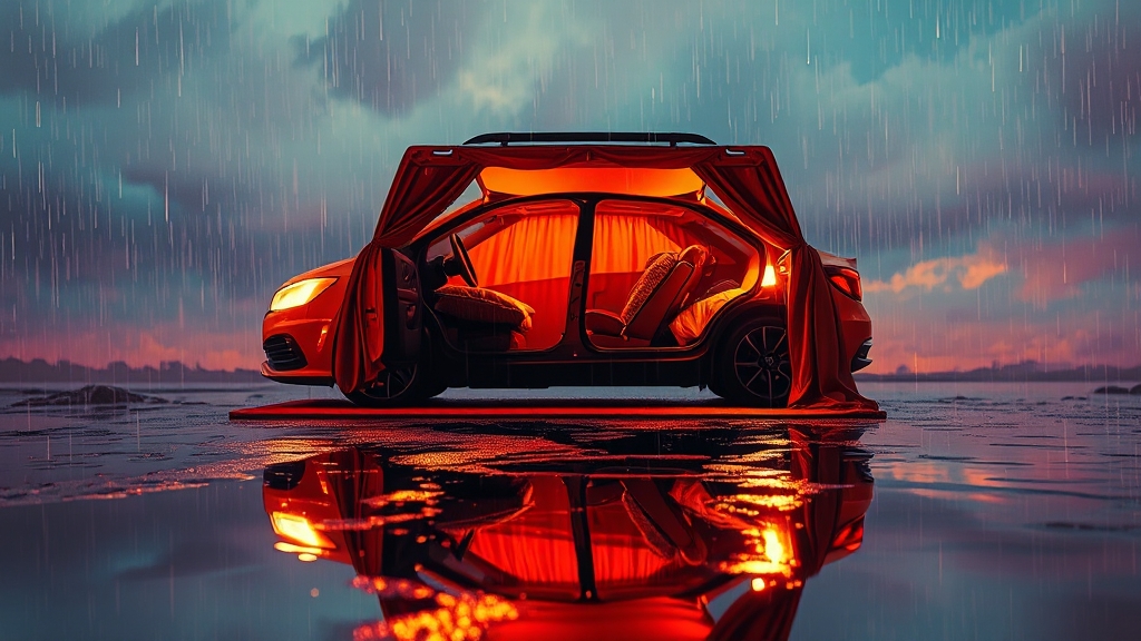 날씨와 안전성 영향 (popart 스타일)