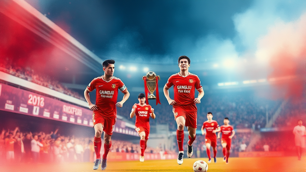 광주 FC 집중 분석 (watercolor 스타일)