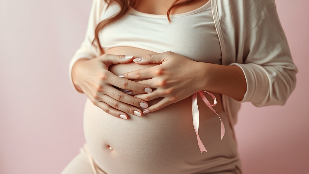 임신 초기 흔한 증상 & 자가진단 (realistic 스타일)