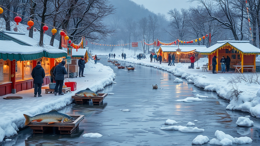 축제 일정 및 장소 (realistic 스타일)
