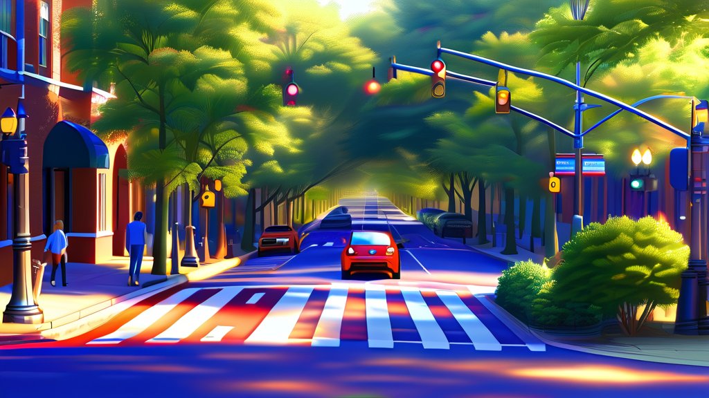 안전한 우회전을 위한 필수 운전 습관 (realistic 스타일)