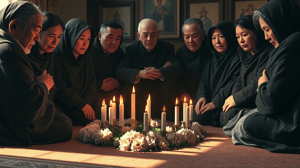 조문, 따뜻한 마음을 전하세요 (realistic 스타일)