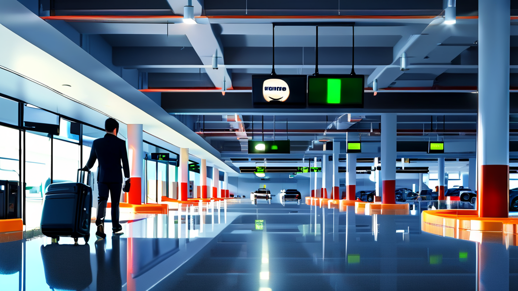 인천공항 발렛 주차, 편리함의 모든 것 (realistic 스타일)