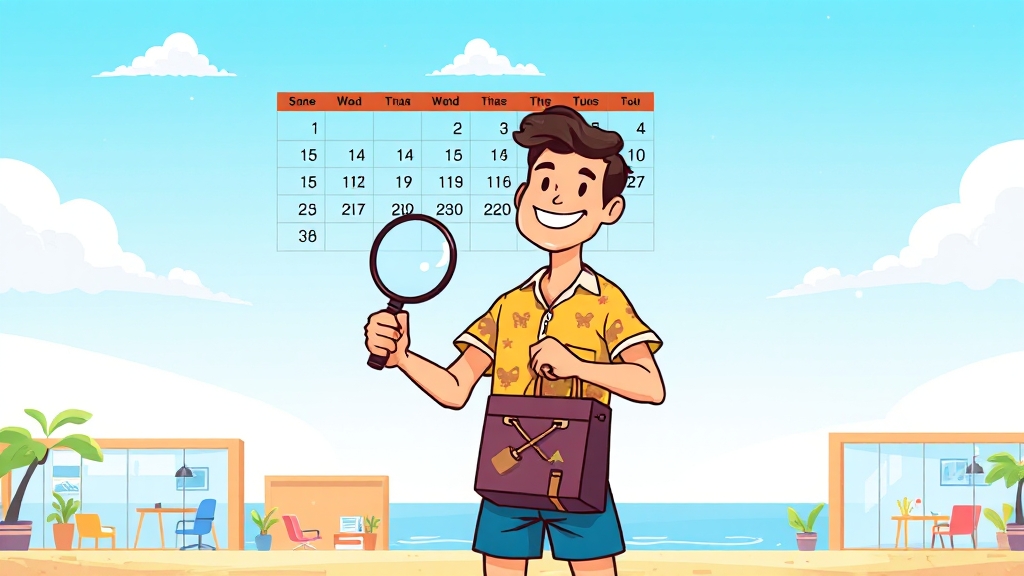 연차휴가 A to Z (cartoon 스타일)