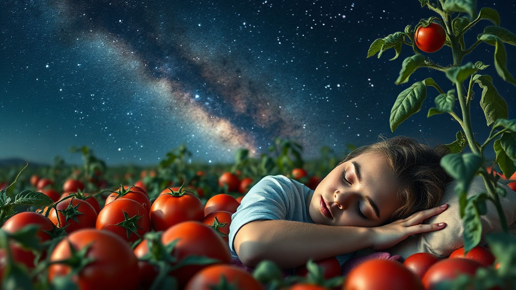 식물성 멜라토닌이란? (realistic 스타일)