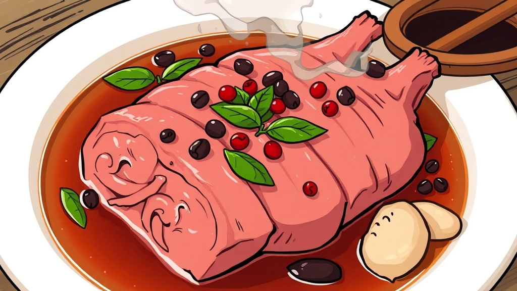 잡내 제거 향신료 활용법 (cartoon 스타일)