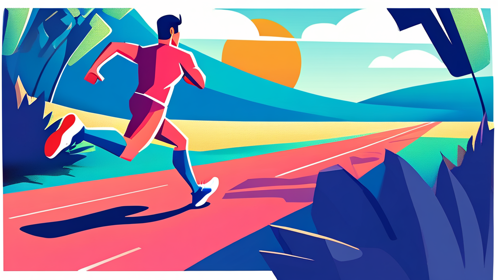 단순 근육통 vs. 주의해야 할 통증 신호 (cartoon 스타일)