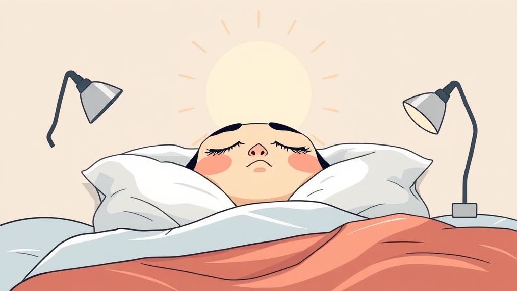 꿀잠, 삶의 질을 높이는 비결 (illustration 스타일)