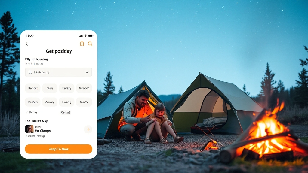 캠핑장 요금 & 예약: 완벽 정리 (realistic 스타일)