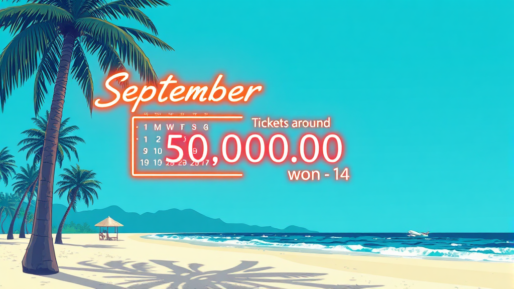 푸꾸옥 항공권, 언제 & 어떻게 싸게 살까? (illustration 스타일)