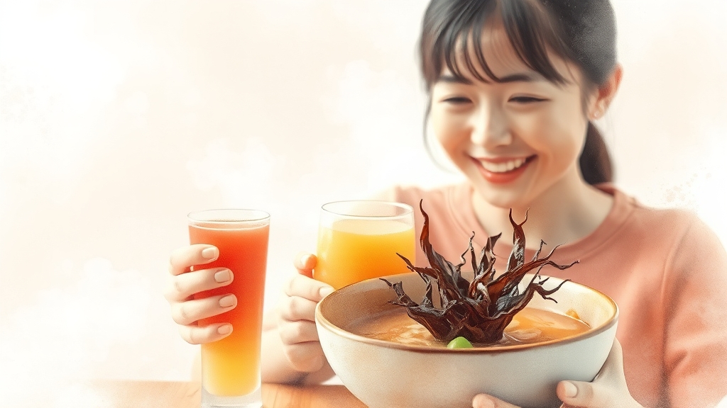 산후조리원 식사 및 메뉴 구성 (watercolor 스타일)