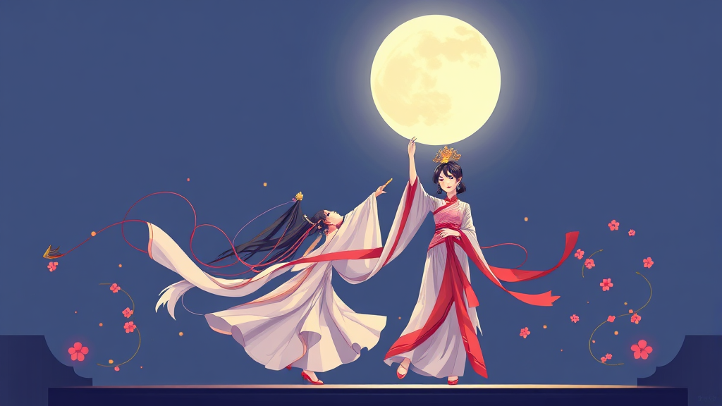 미스트롯4 이소나: 트로트 여신의 탄생 (illustration 스타일)