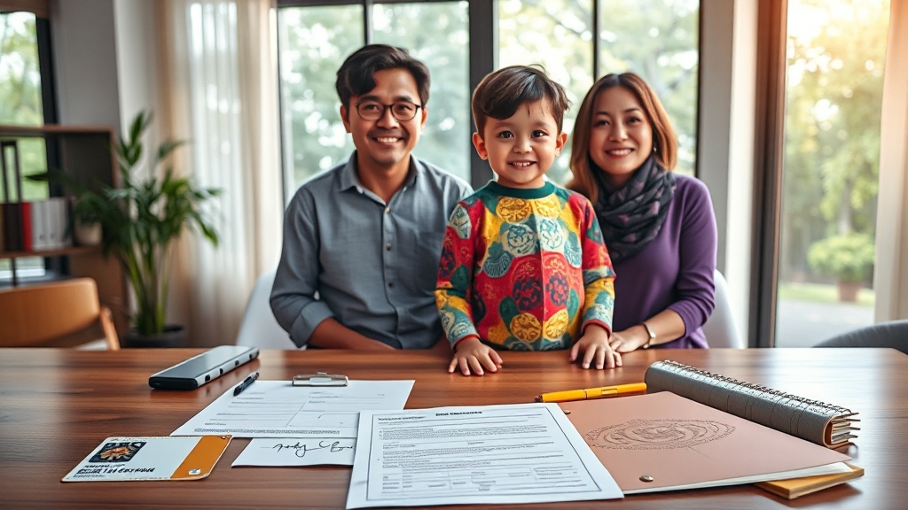 가입 시 준비 서류 (realistic 스타일)