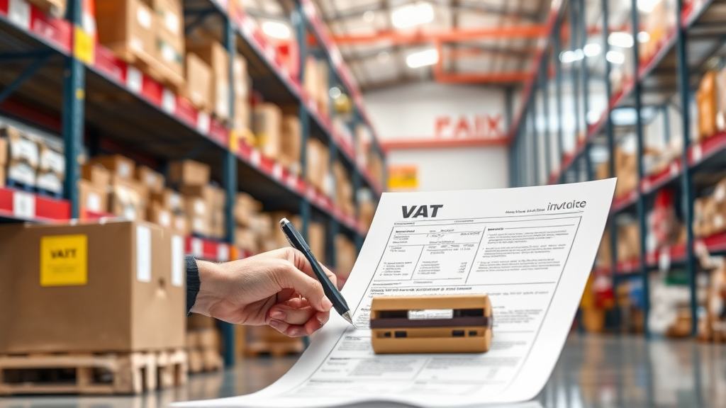 업종별 부가세 신고 팁 (realistic 스타일)