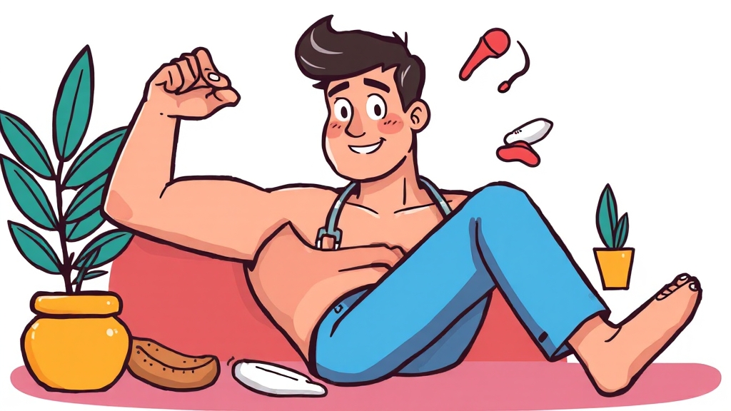 아르기닌 부작용 (cartoon 스타일)