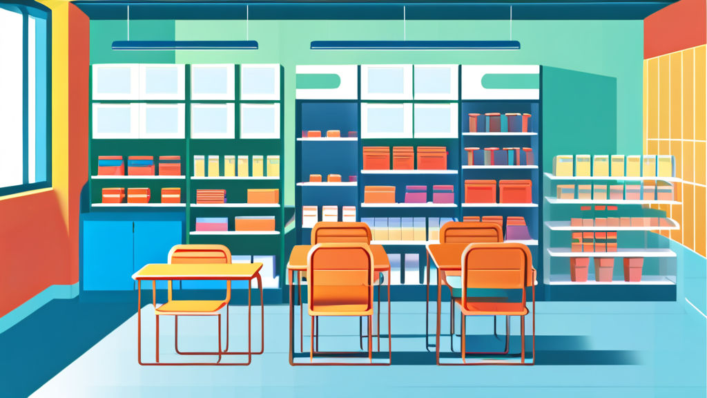 어디에 쓸 수 있나요? 에듀페이 사용처 및 소비 가이드 (illustration 스타일)