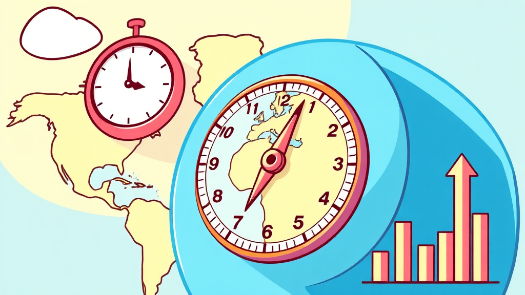 세계 경제 흐름과 투자 시사점 (cartoon 스타일)