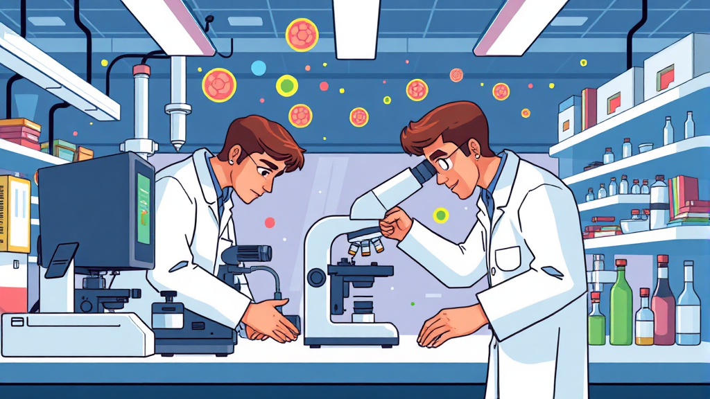 랩 오토메이션 기술, 왜 주목해야 할까? (cartoon 스타일)