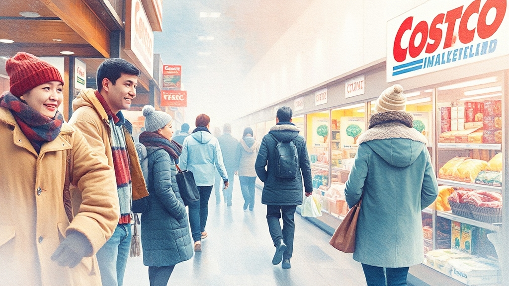 코스트코 11월 할인 상품 (watercolor 스타일)