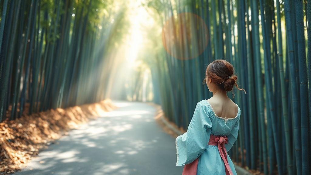 아라시야마 핵심 포인트 & 추천 코스 (watercolor 스타일)