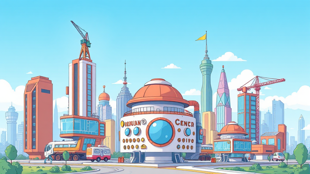 신사업(SMR, CCS) 모멘텀 분석 (cartoon 스타일)