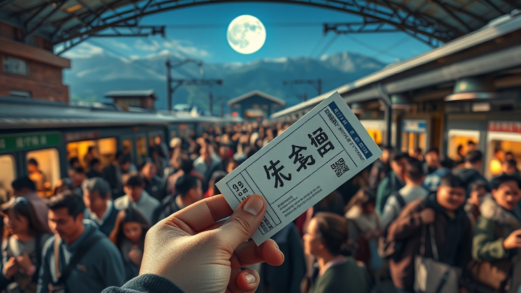 2025 추석 예매 일정 (realistic 스타일)