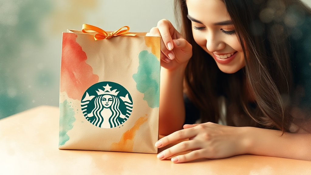 럭키백 관련 SNS 반응 (watercolor 스타일)