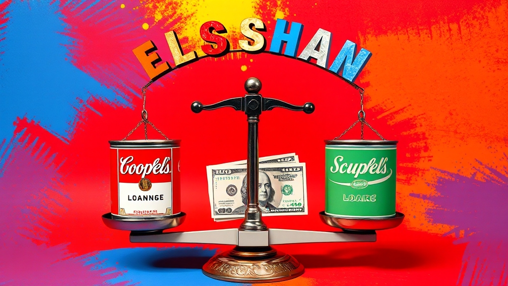 은행별 대출 조건, 비교가 필수! (popart 스타일)