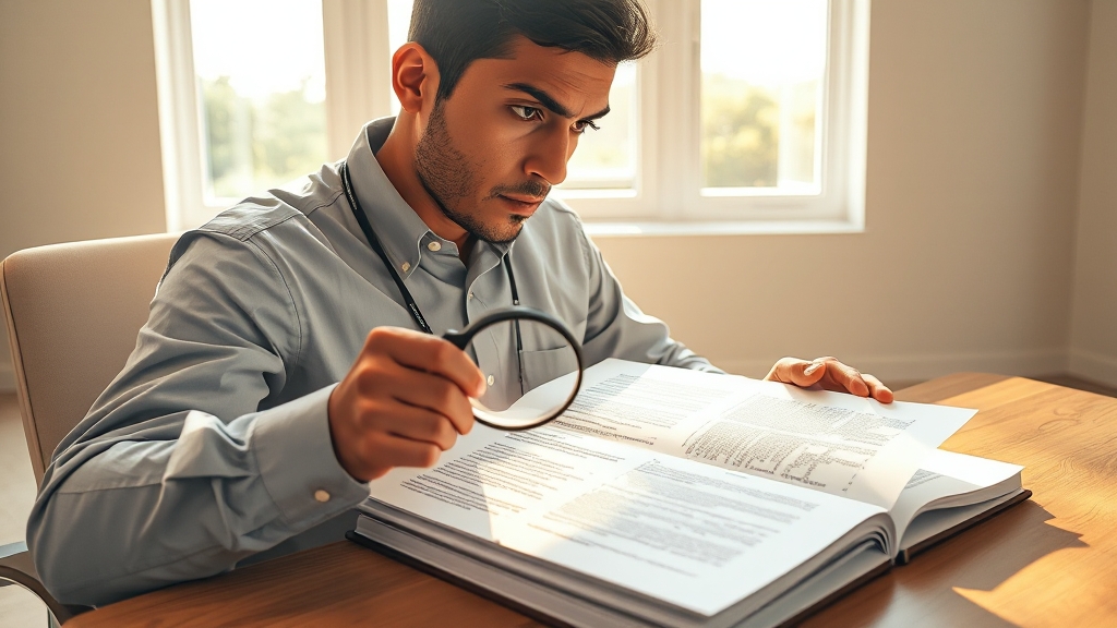 가입 전 꼭 확인 사항 (realistic 스타일)