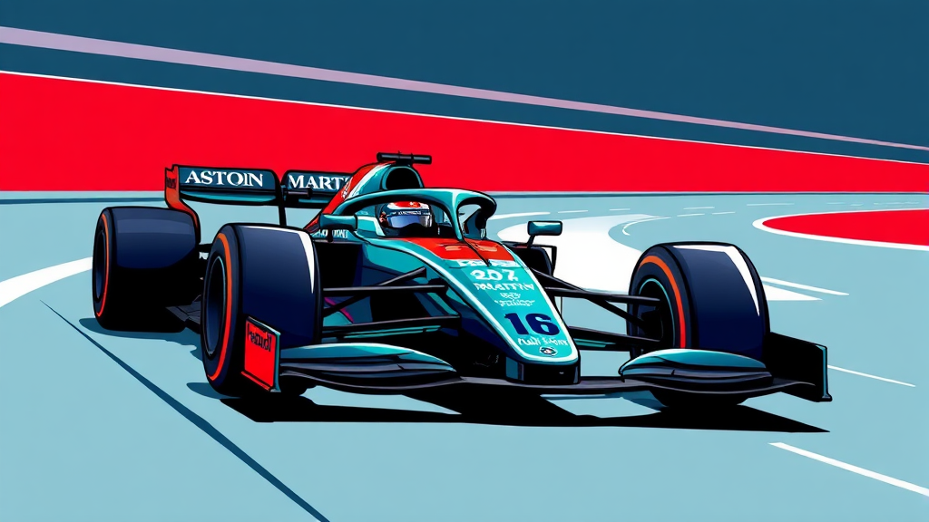애스턴 마틴의 2026 시즌 목표와 전망 (cartoon 스타일)