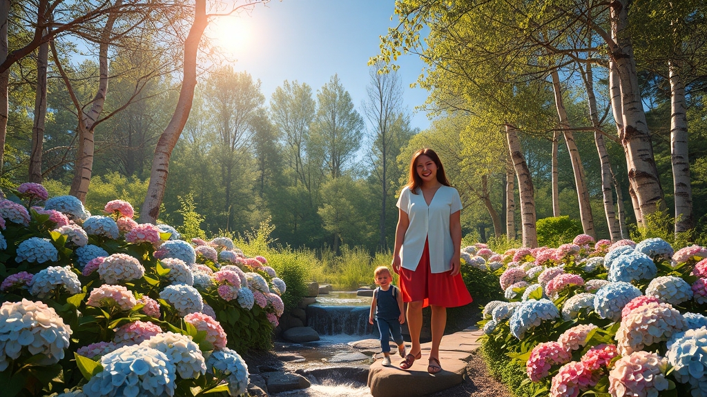 관람 추천 루트와 어트랙션 (realistic 스타일)