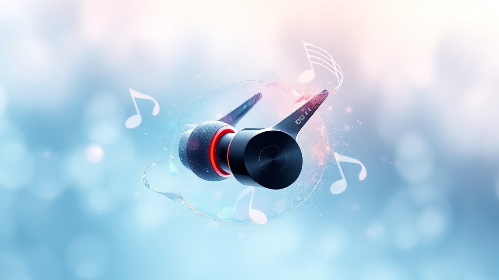 주요 가성비 이어폰 기능 및 특징 (watercolor 스타일)