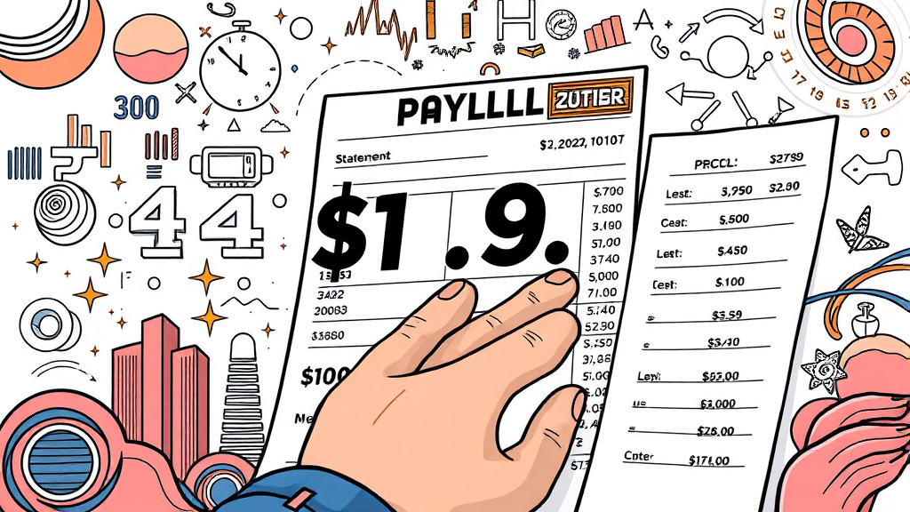 실수령액 계산 방법 (illustration 스타일)