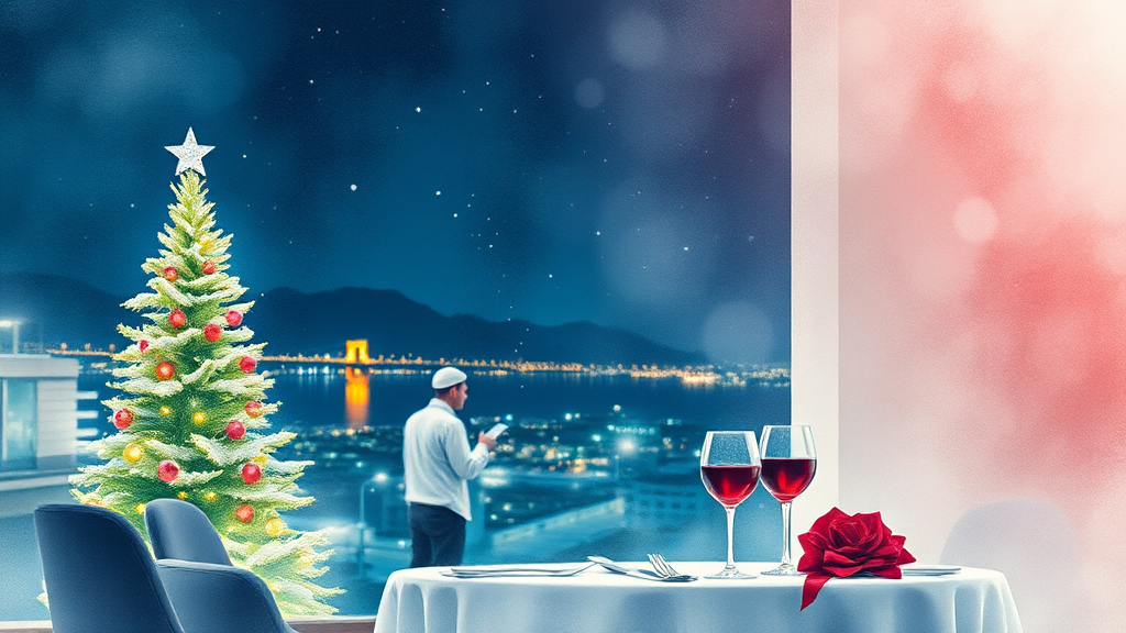 63레스토랑, 잊지 못할 크리스마스! (watercolor 스타일)