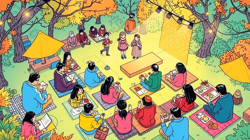 축제 개요 및 일정 (cartoon 스타일)