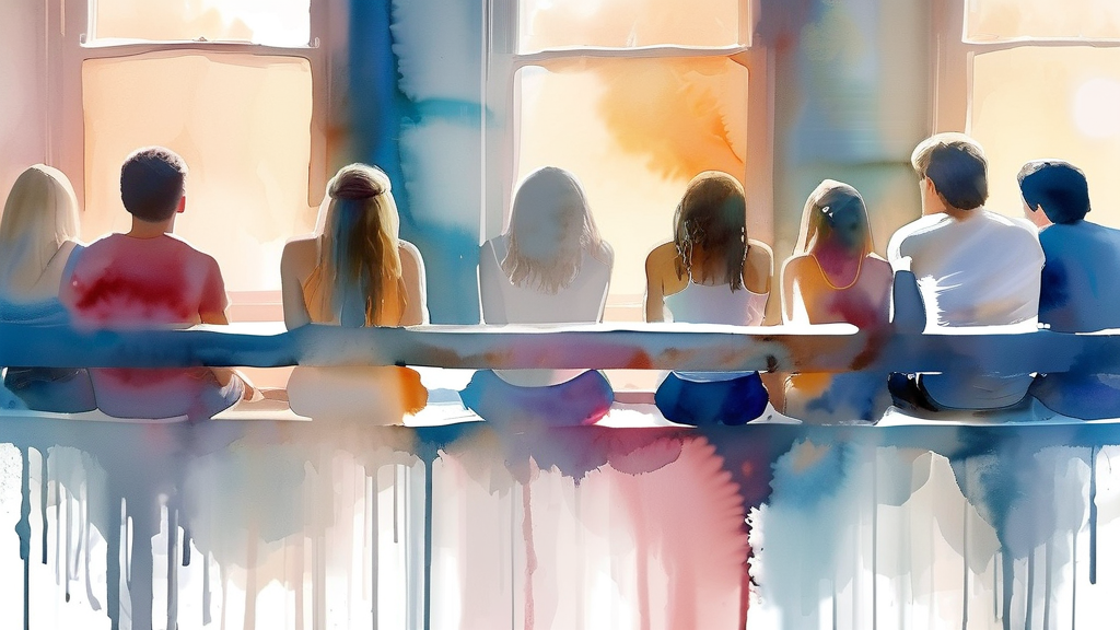 청년 월세 지원 제도, 핵심 요건과 신청 가이드 (watercolor 스타일)