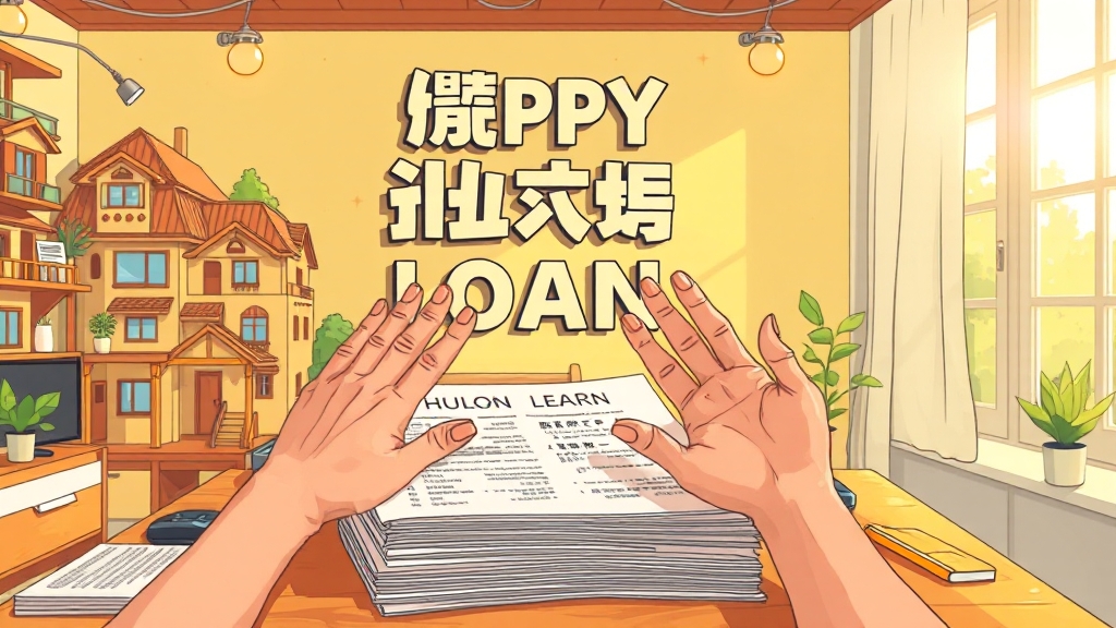 대출 신청, 어떻게 해야 할까? (cartoon 스타일)