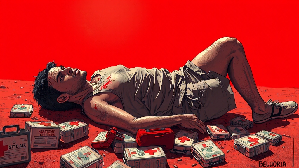 온열질환, 무엇일까요? (illustration 스타일)