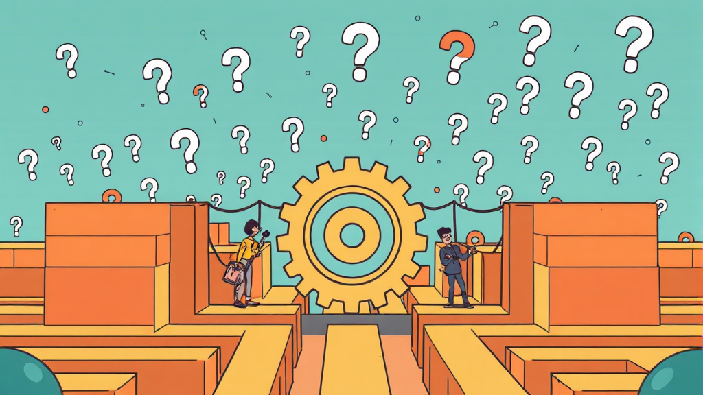 AI 도입, 왜 어려울까요? (illustration 스타일)