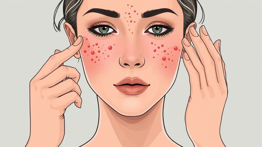 편평사마귀 제거 시 주의사항 (illustration 스타일)