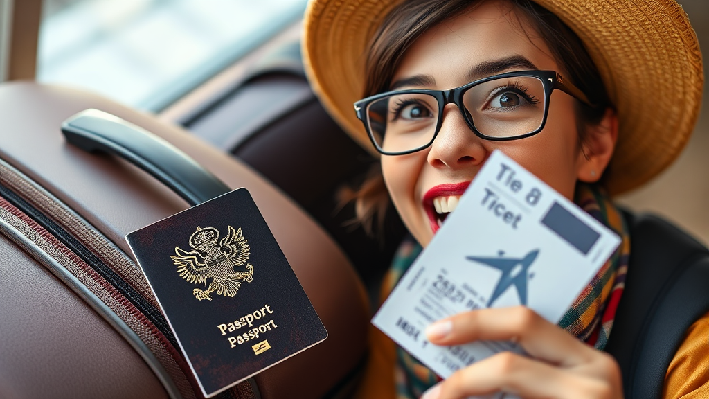 여권 발급 A to Z: 어렵지 않아요! (realistic 스타일)