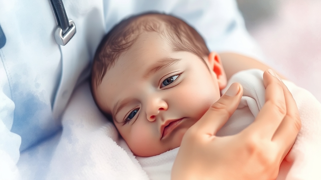 신생아 케어, 믿을 수 있나요? (watercolor 스타일)