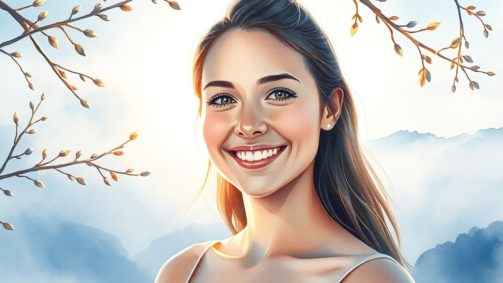 집에서 관리하는 다크서클 개선법 (watercolor 스타일)