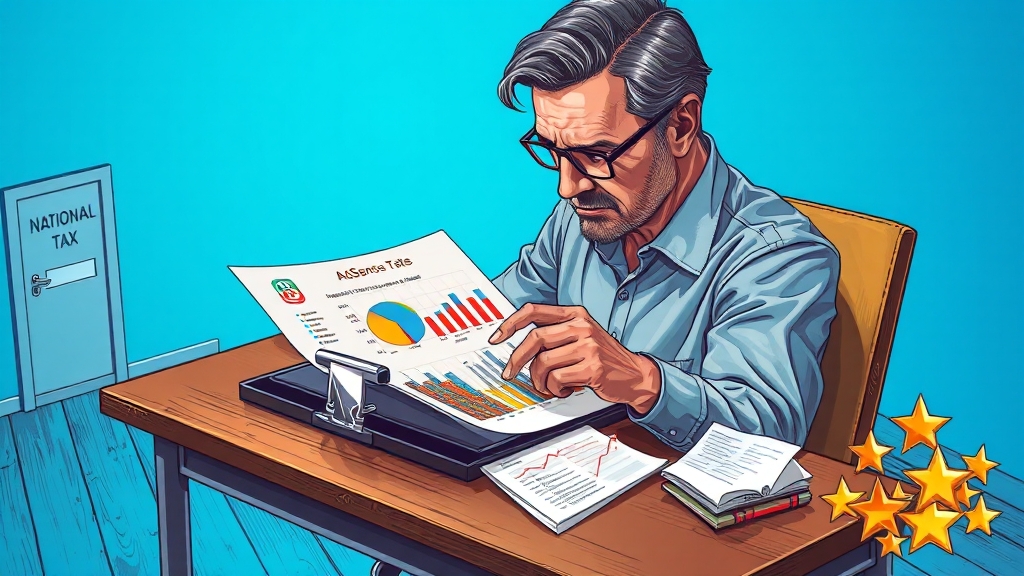 애드센스 수익, 왜 꼭 신고해야 할까요? (illustration 스타일)